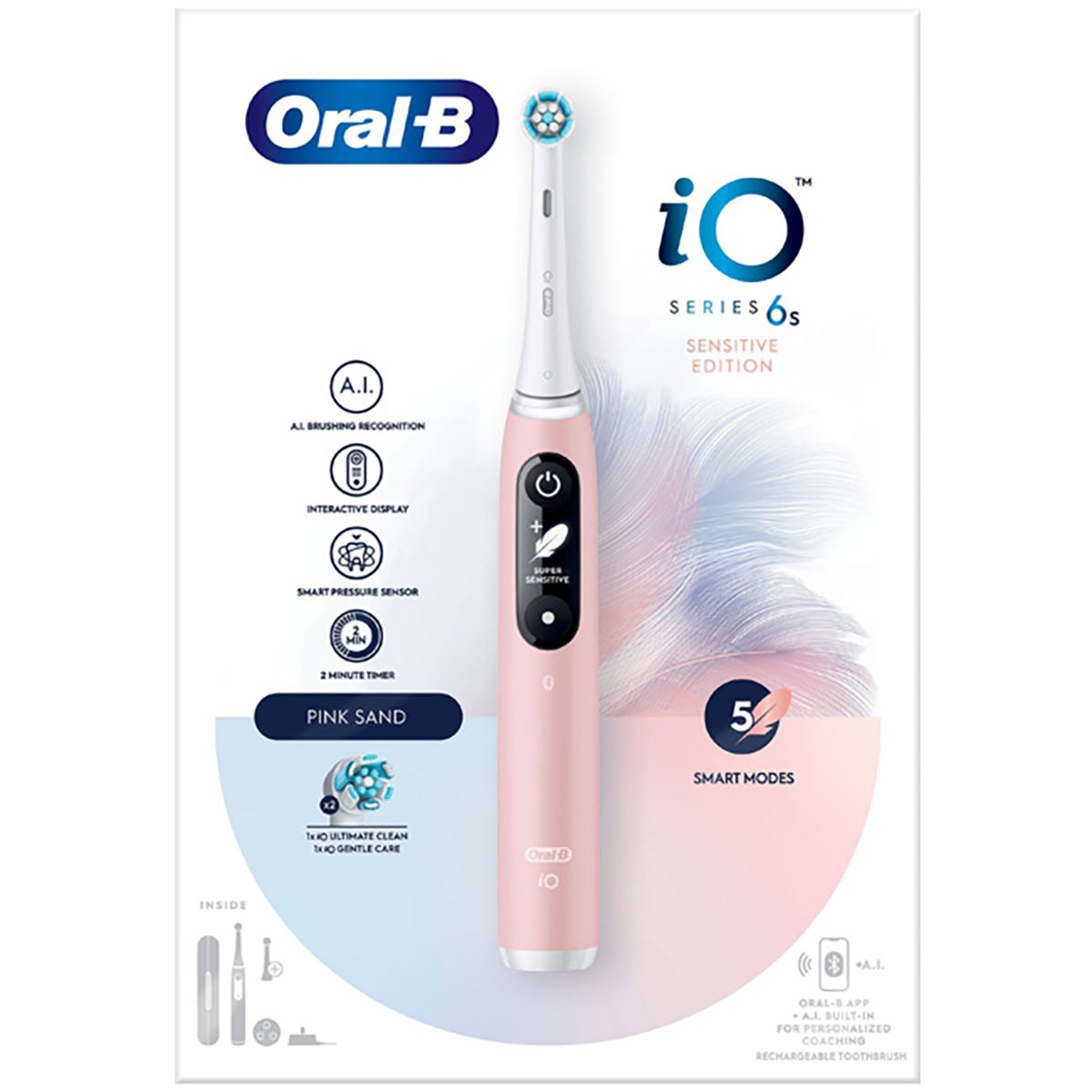 Eltandborste iO6 Series M6 Pink Rosa