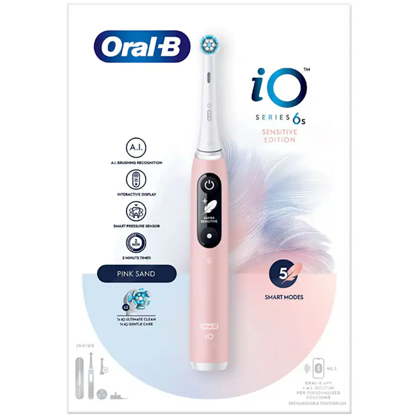 Eltandborste iO6 Series M6 Pink Rosa