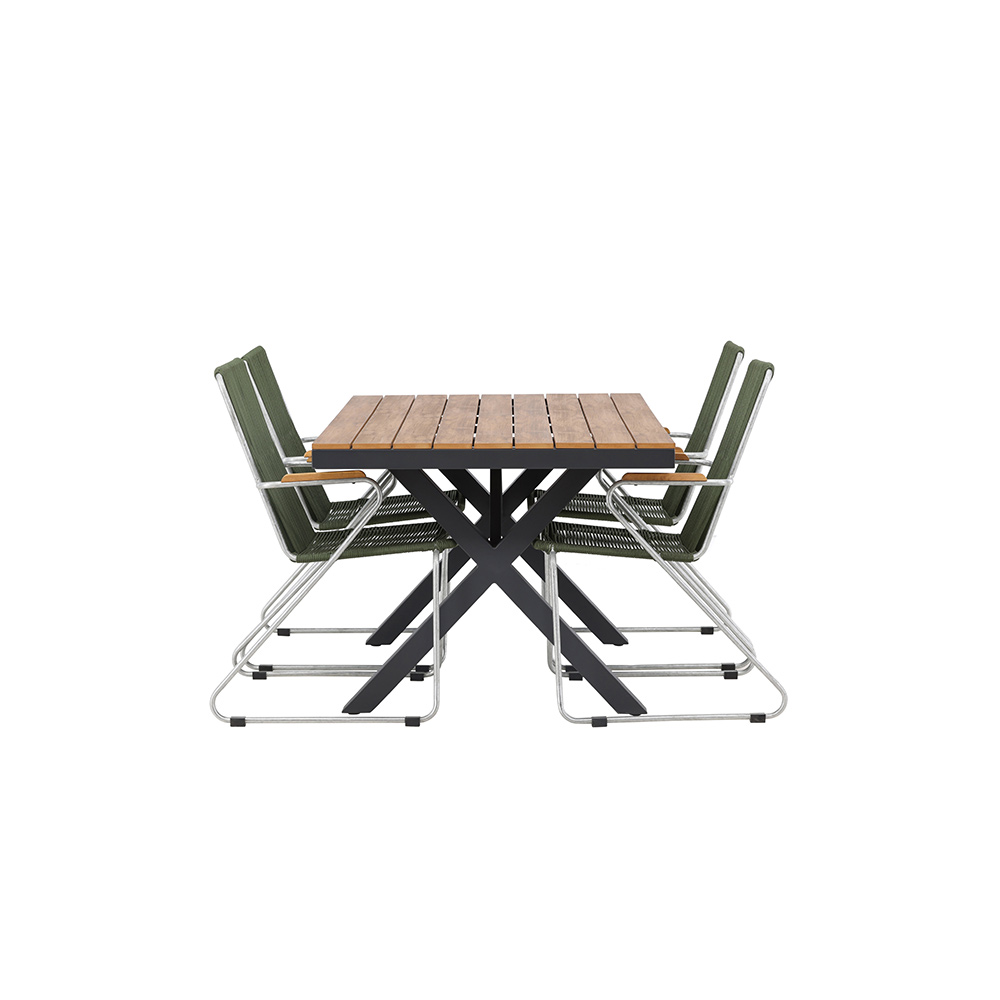 Matgrupp Venture Home Garcia Bord med 4 Bois Stolar