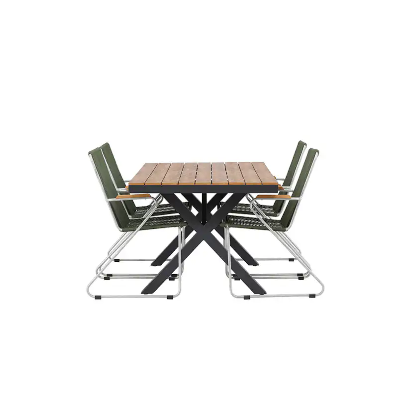 Matgrupp Venture Home Garcia Bord med 4 Bois Stolar