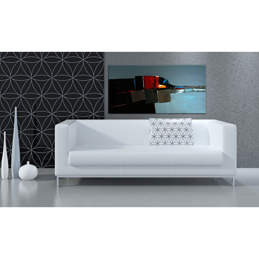 Handmålad Tavla Arkiio  Abstrakt elefant 120x60