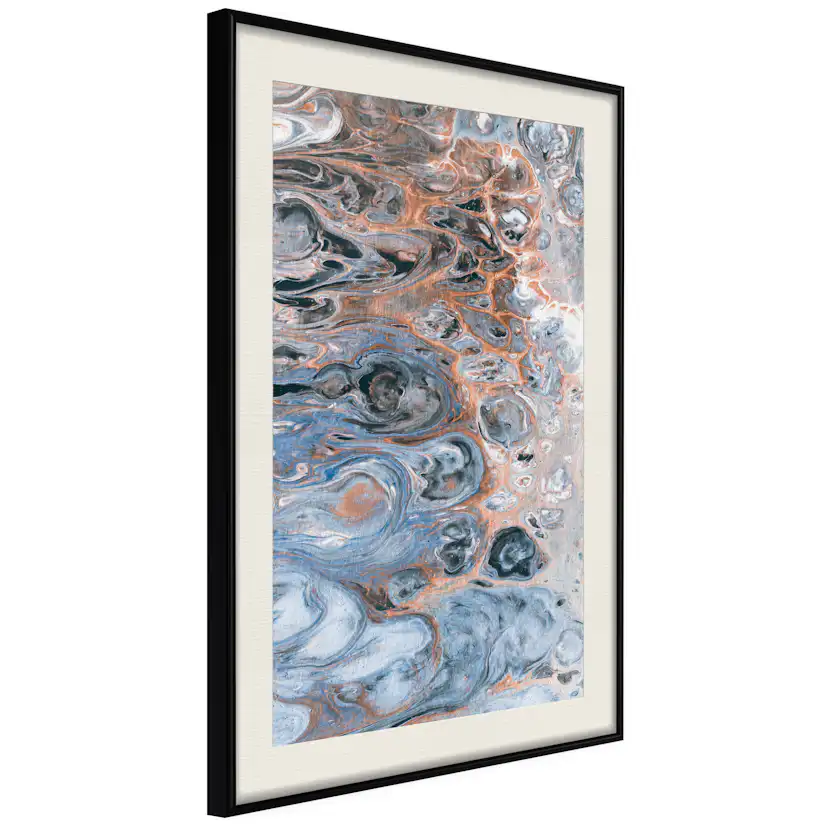 Poster Artgeist Affisch Sienna Blue Marble