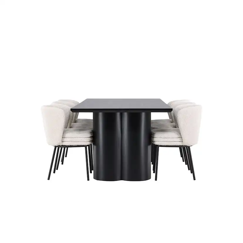 Matgrupp Venture Home Olivia 210 med 6 st Agnes Stolar