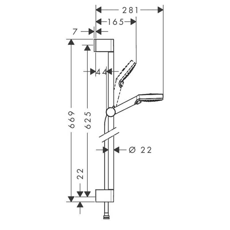 Duschset Hansgrohe Crometta Vario