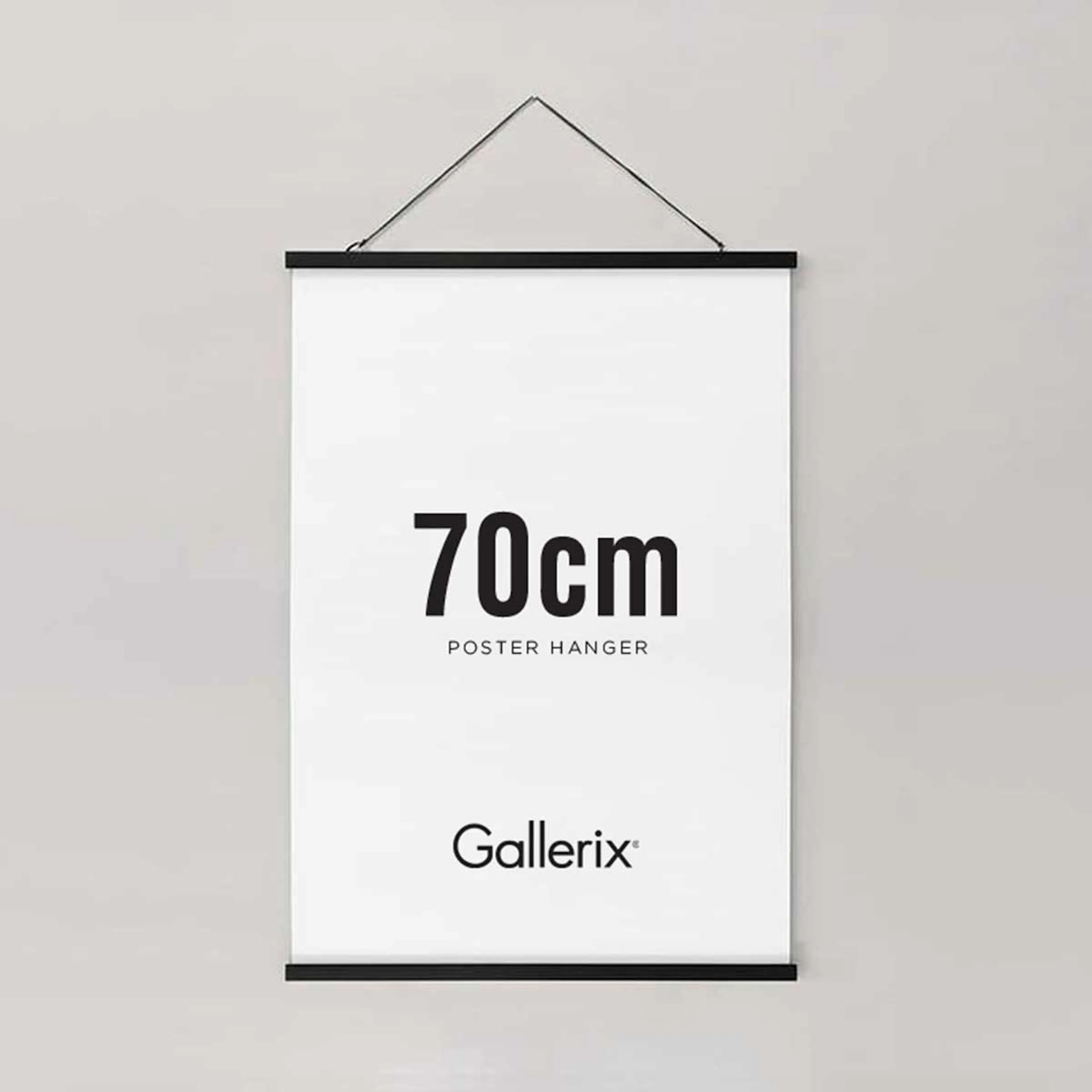 Posterhängare Svart 70cm 70x100 Svart, 70x100 cm
