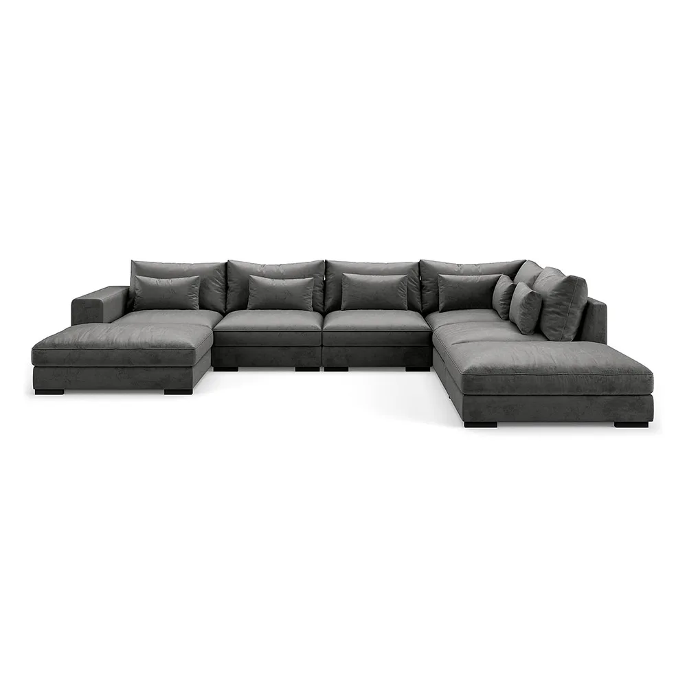 U-modulsoffa Bloomington Dubai med Divan Sammet
