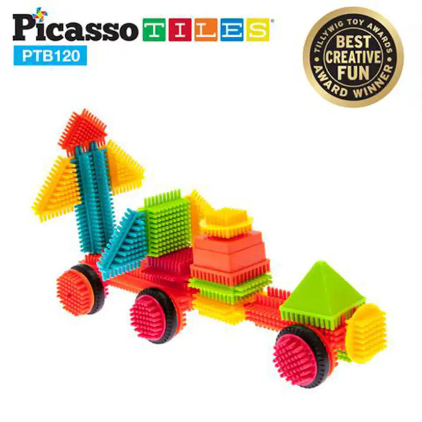 Byggbitar Picasso Tiles Bristle Blocks 120 Bitar