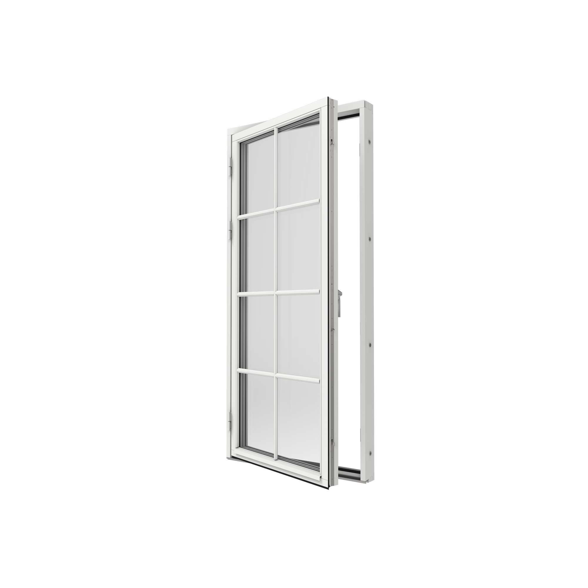 Elit Fönsterdörr EDK 10x210-21 Vit 3-Glas Trä Original Trä BxH: 100x210/210 cm