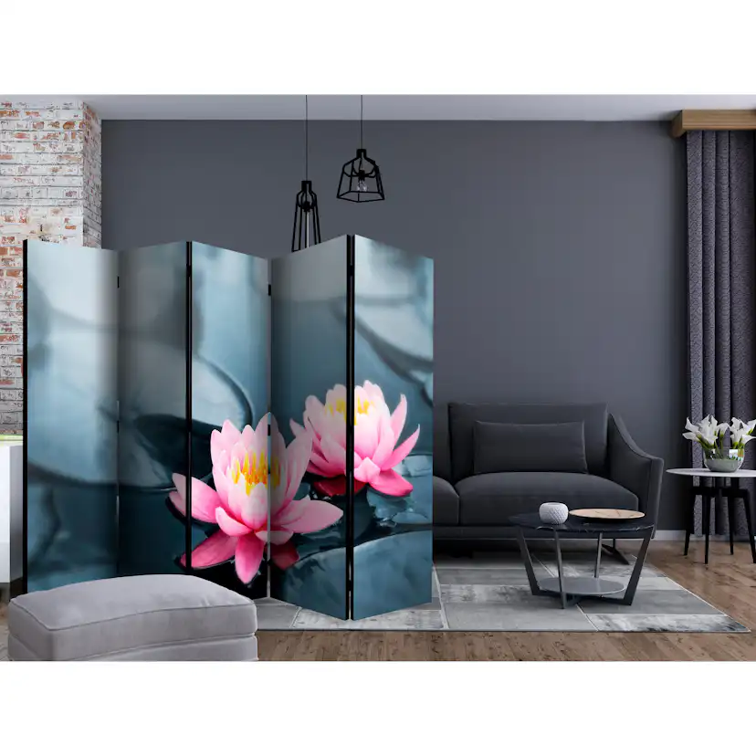 Rumsavdelare Skärmvägg Arkiio Lotus Blossoms II 225x172 cm