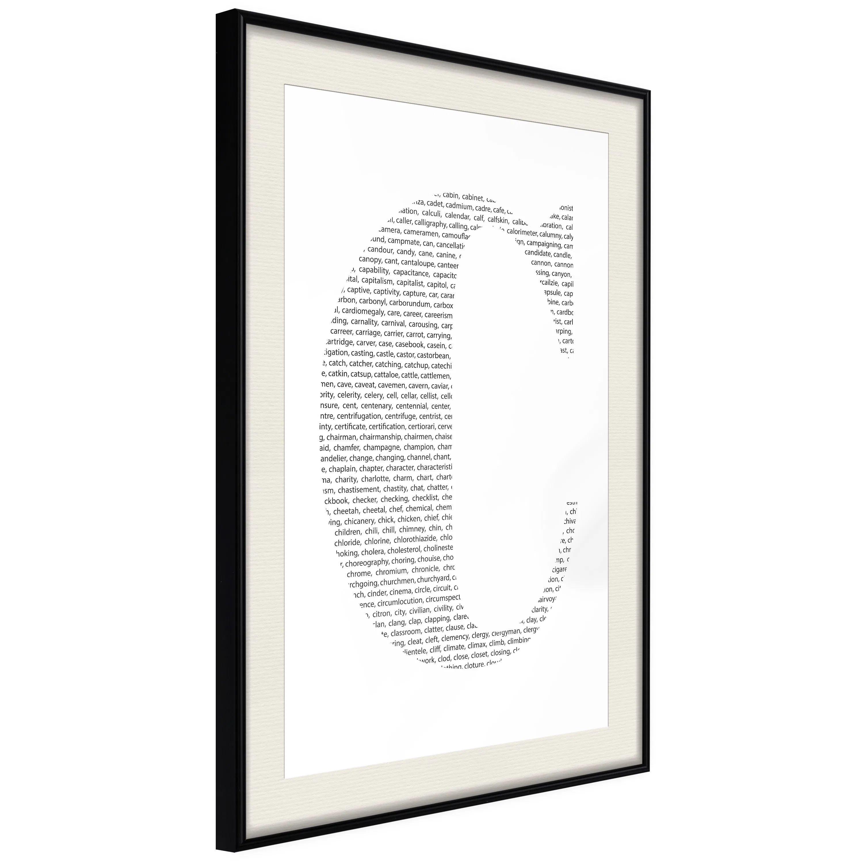 Poster Artgeist Affisch Letter C