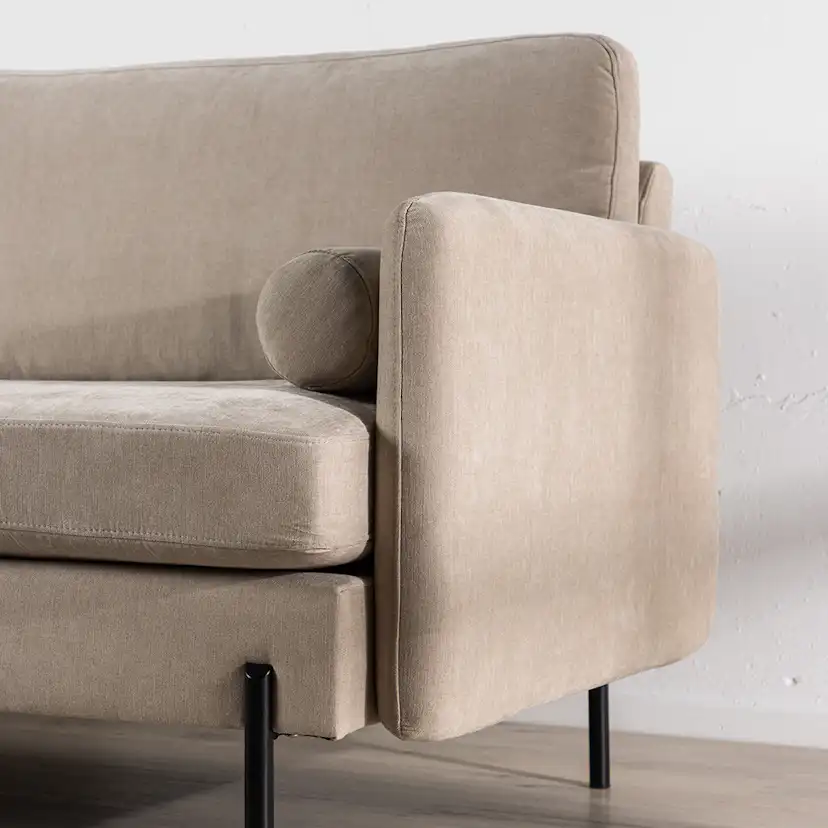 Antibes 2-seat sofa - Beige Fabric Beige