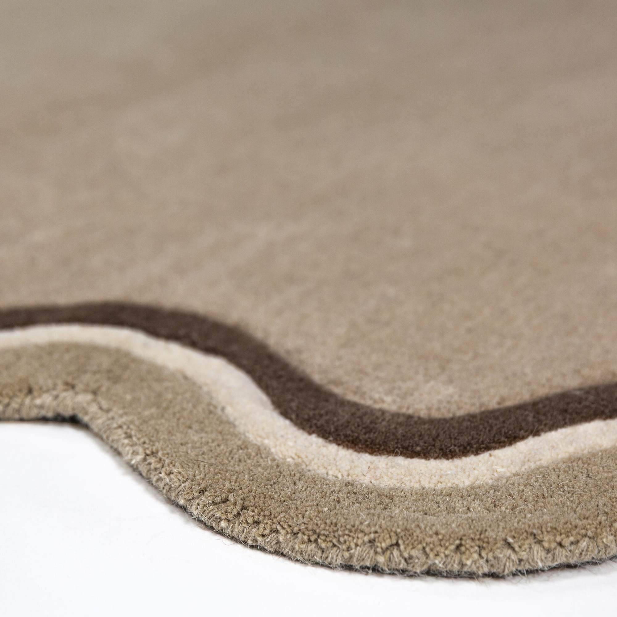 Rund Matta Flair Rugs Leo Scallop Border