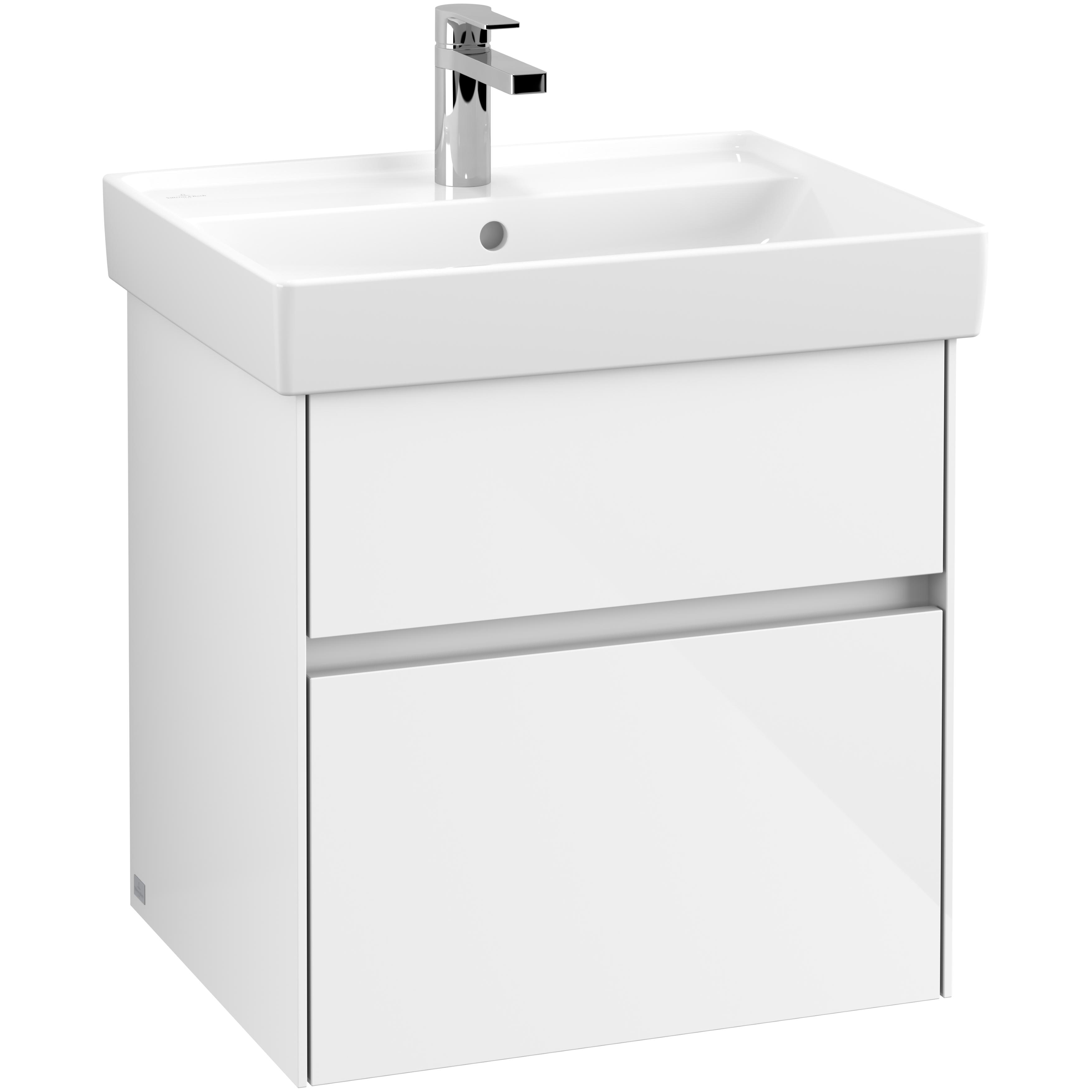 Tvättställsskåp Villeroy & Boch Collaro med 2 Lådor för Inbyggt Tvättställ