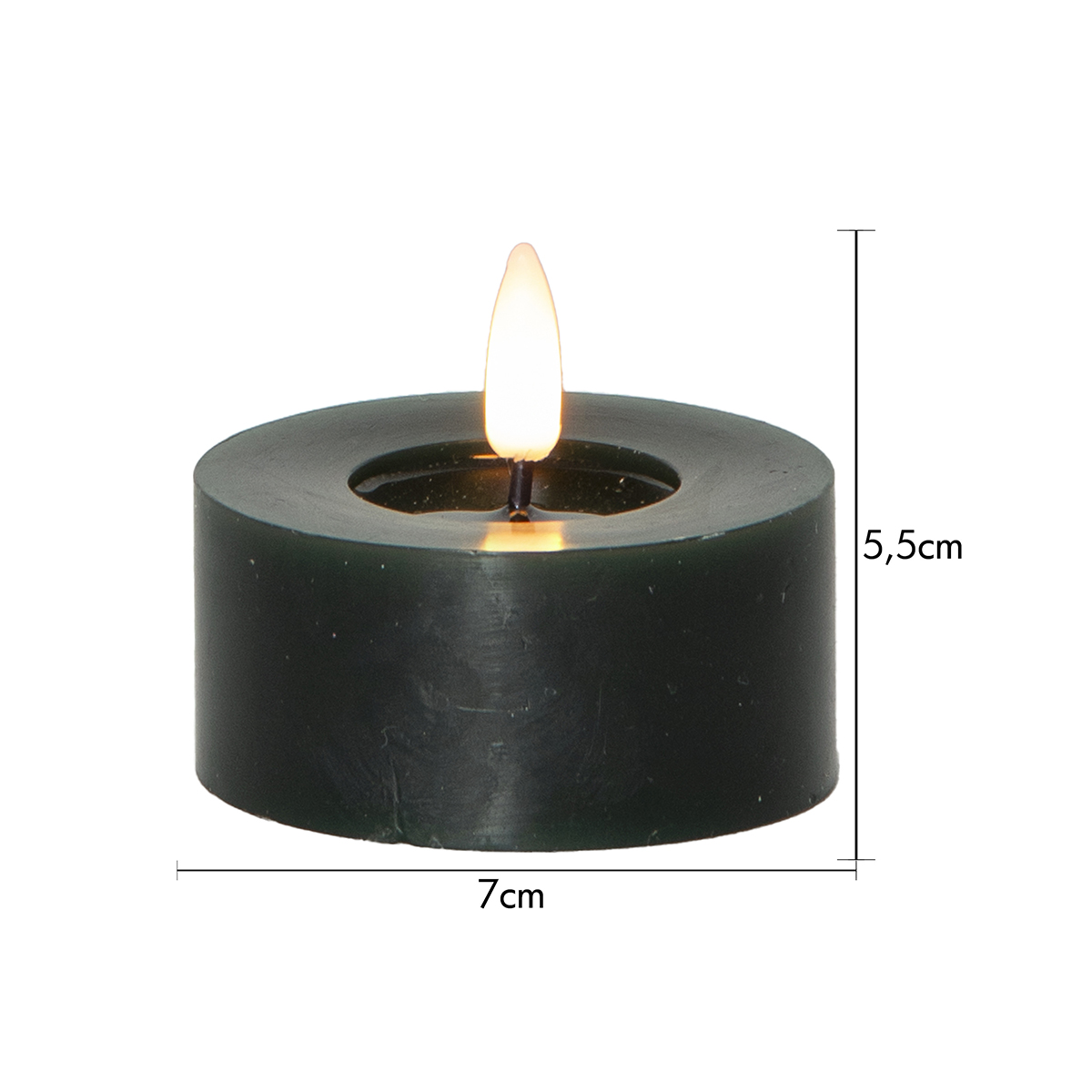 LED-Värmeljus Star Trading Flamme Flow 7x5 cm 2-pack