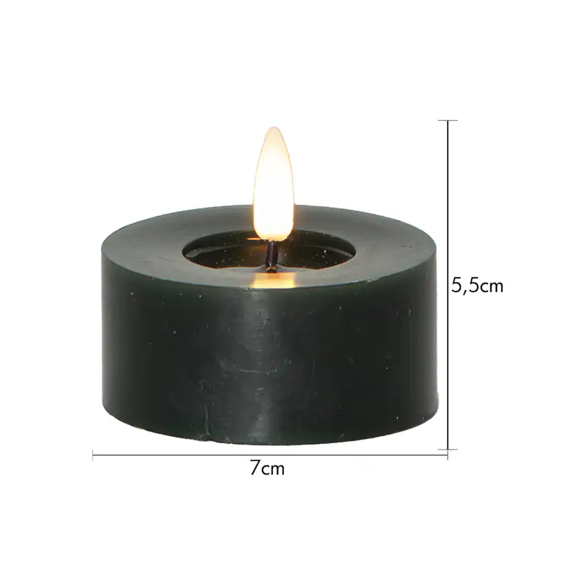 LED-Värmeljus Star Trading Flamme Flow 7x5 cm 2-pack