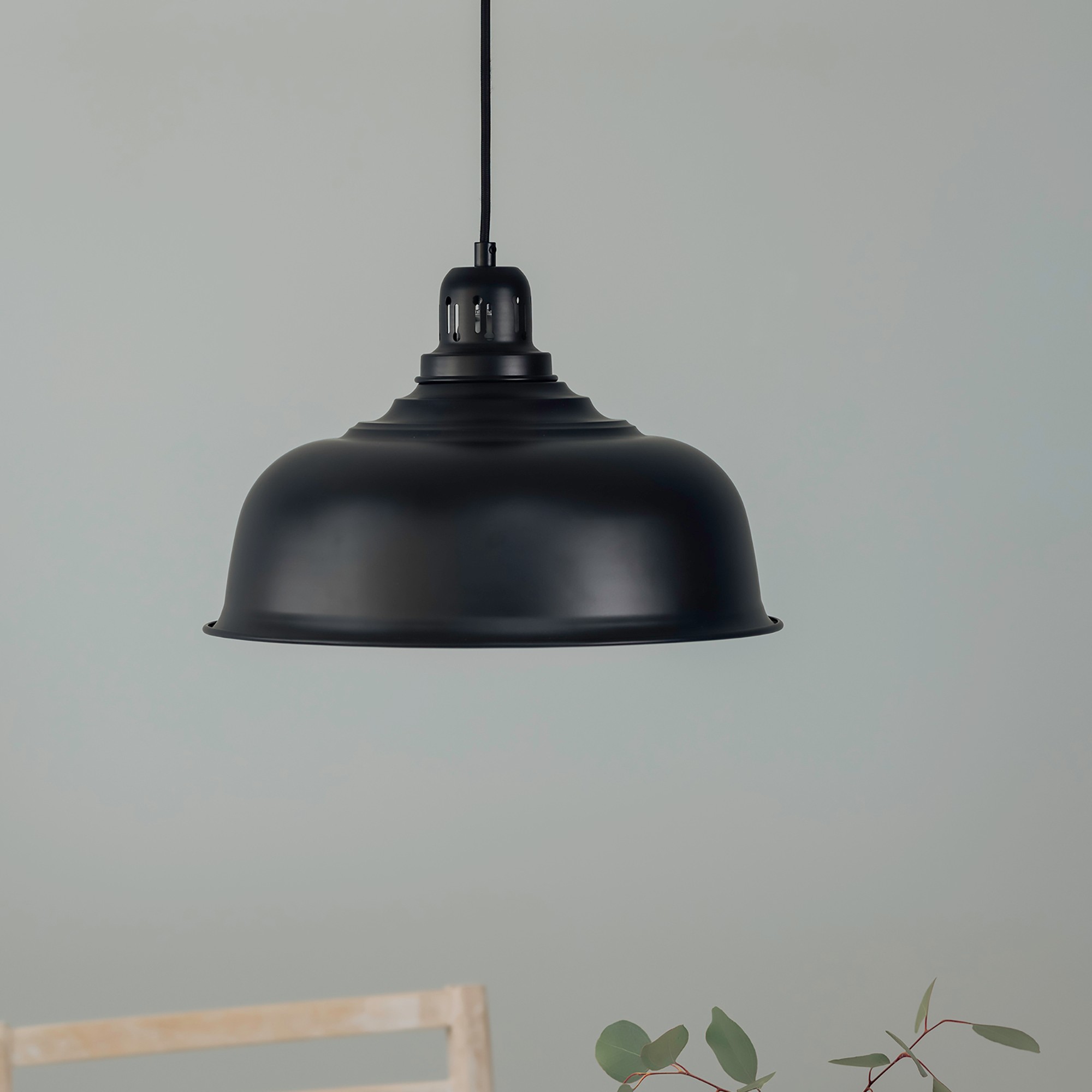 Taklampa Markslöjd Port Pendel 1L Svart Large