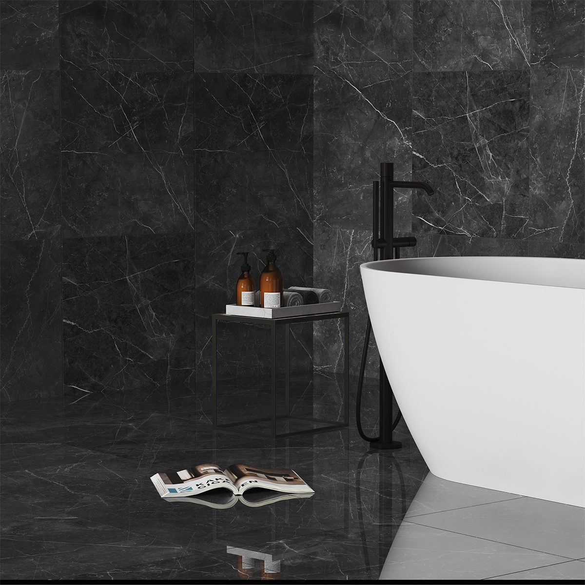 Klinker Venatto Marmor Blank 60x60 cm