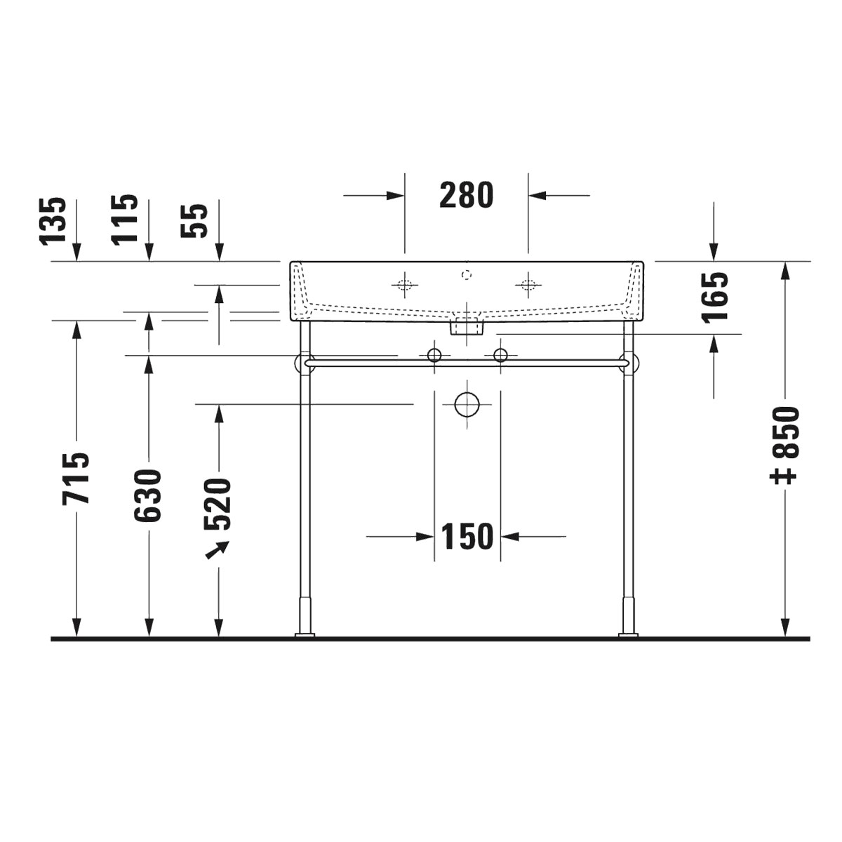 Tvättställ Duravit Vero Air