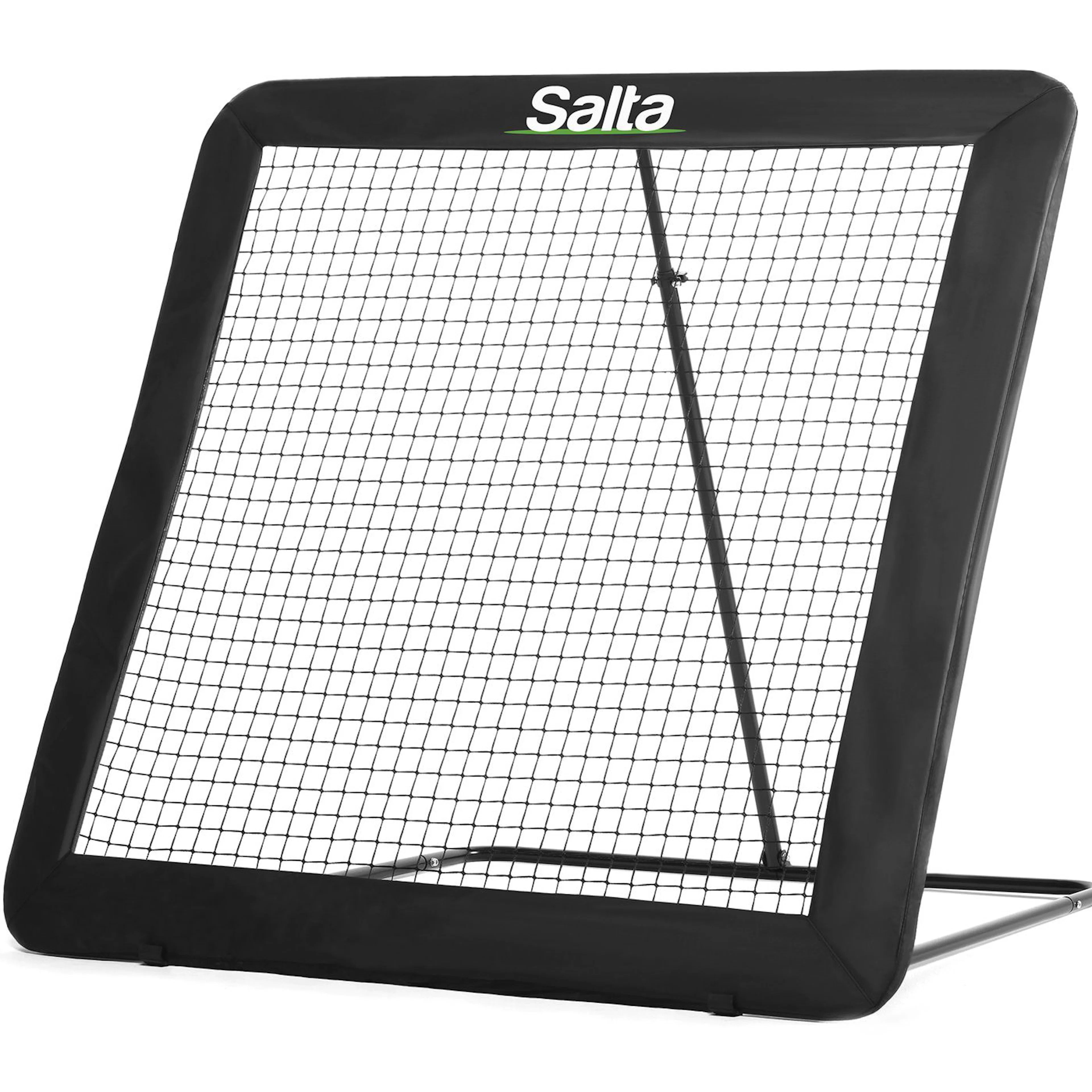 Fotbollsmål Salta Rebounder i Svart med Justerbar Vinkel 164x164 cm