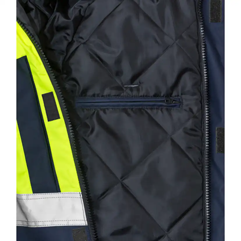 Varsel Airtech® Vinterjacka 4035 GTT, klass 3 Storlek: S, Varselgul/Marinblå