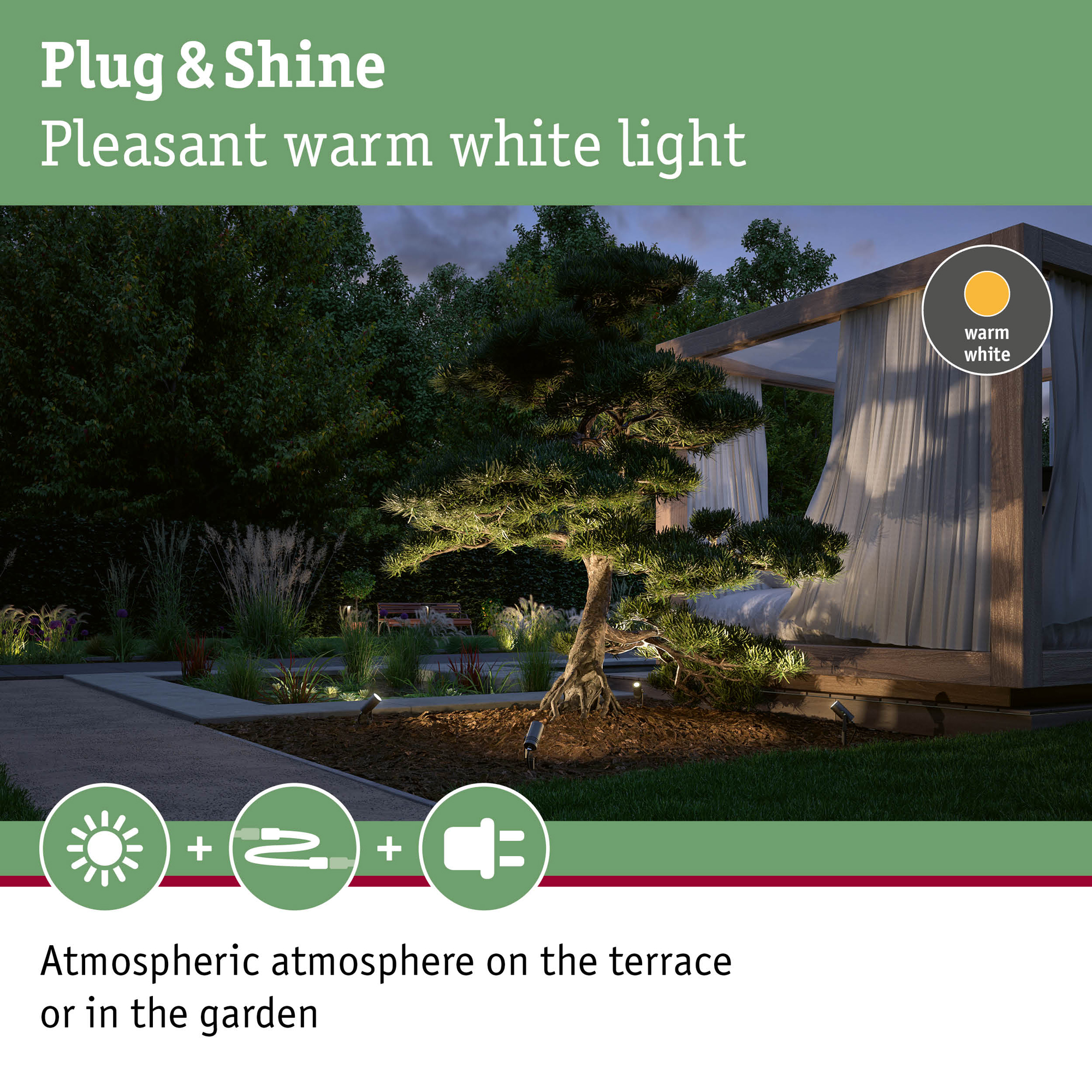Spotlight Paulmann Radix Plug & Shine LED IP65 24V