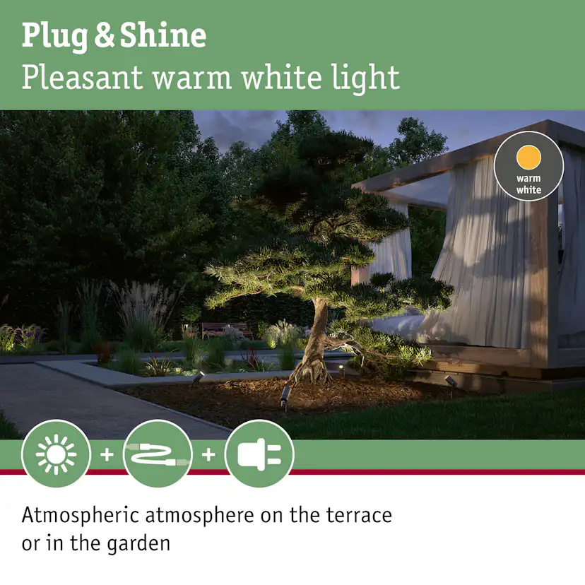 Spotlight Paulmann Radix Plug & Shine LED IP65 24V