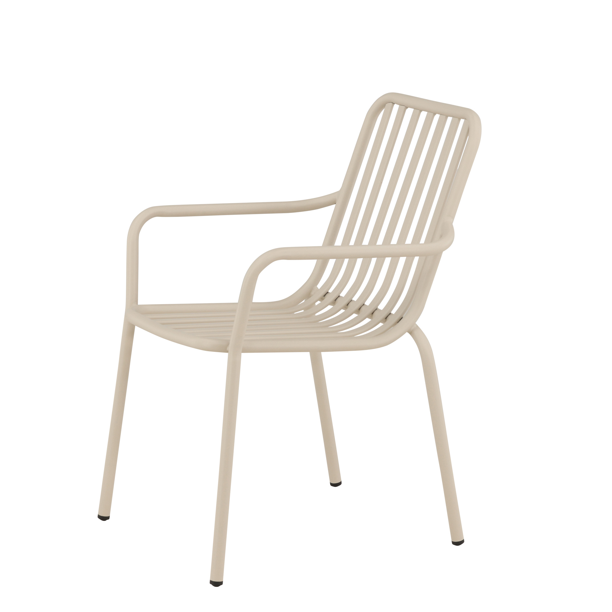 Peking Diningchair Aluminium - Beige /    55*60,5*87 Beige