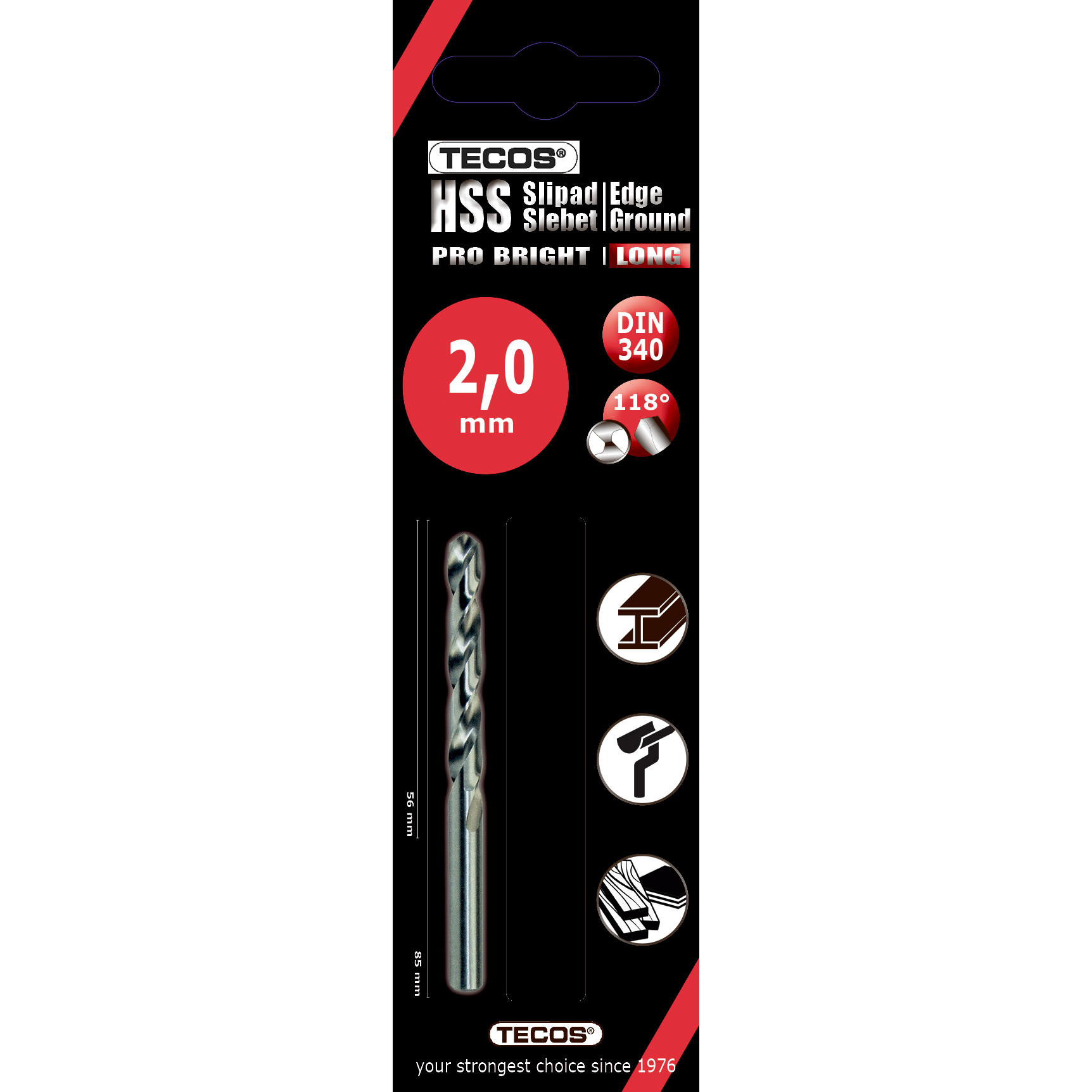 Borr Tecos HSS ProBright (382001001-WR)