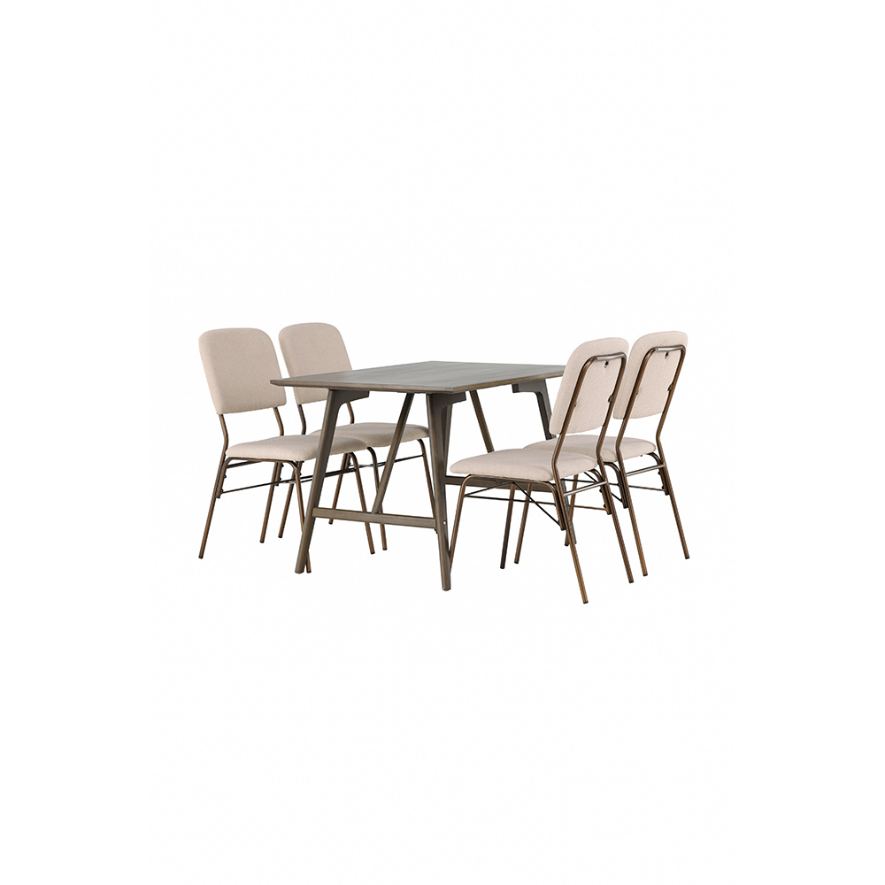 Matgrupp Venture Home Kaseidon med 4 st Seda stolar