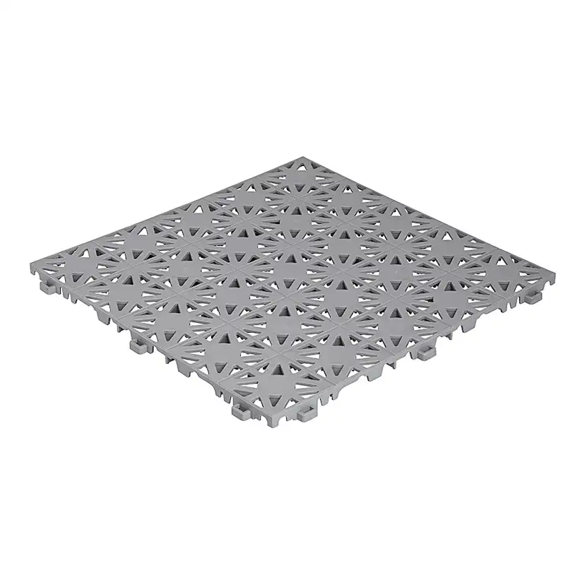 Golvplatta Hestraplattan Hestra Glacier Grey Golvtrall i Plast