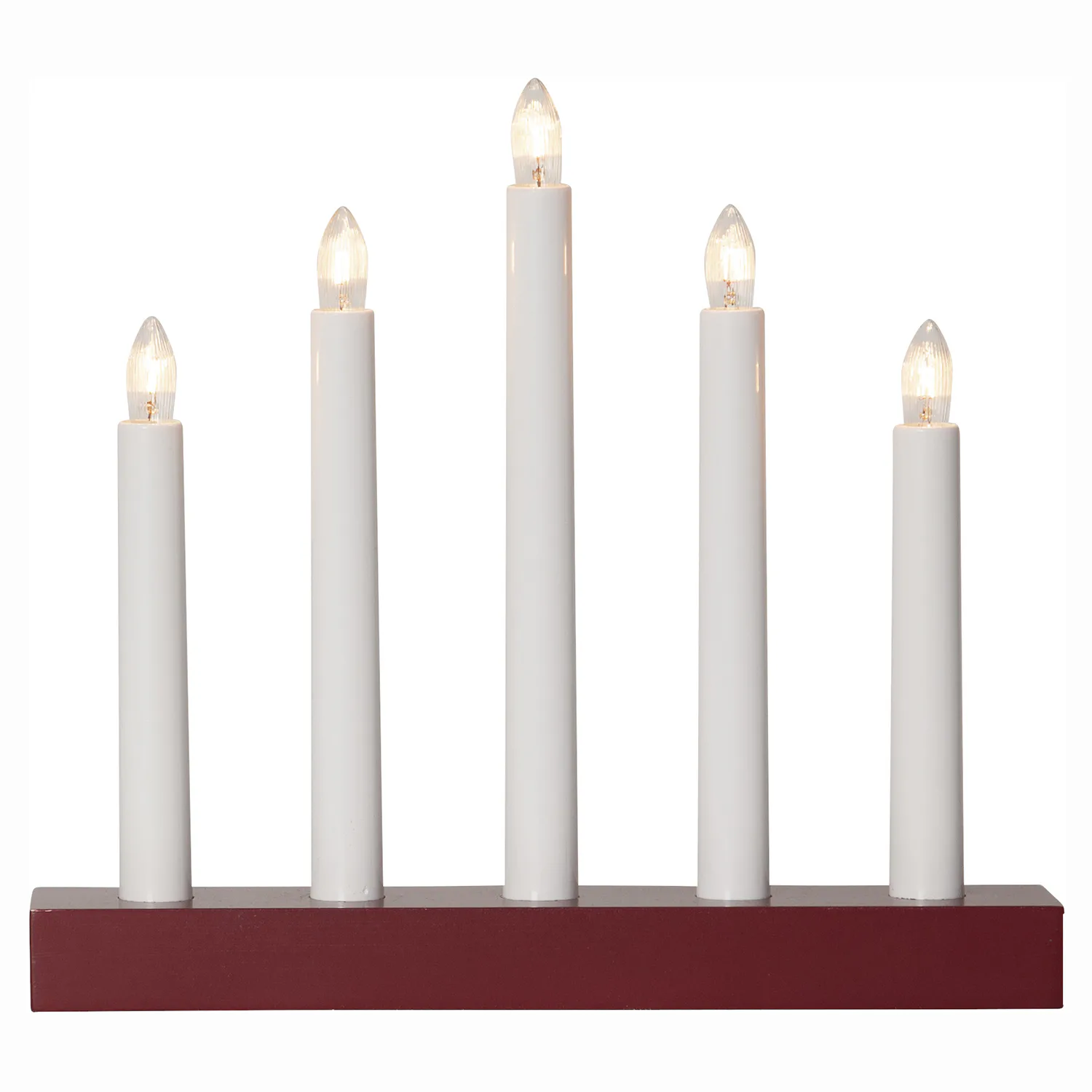 Ljusstake INEZ Färg: Röd