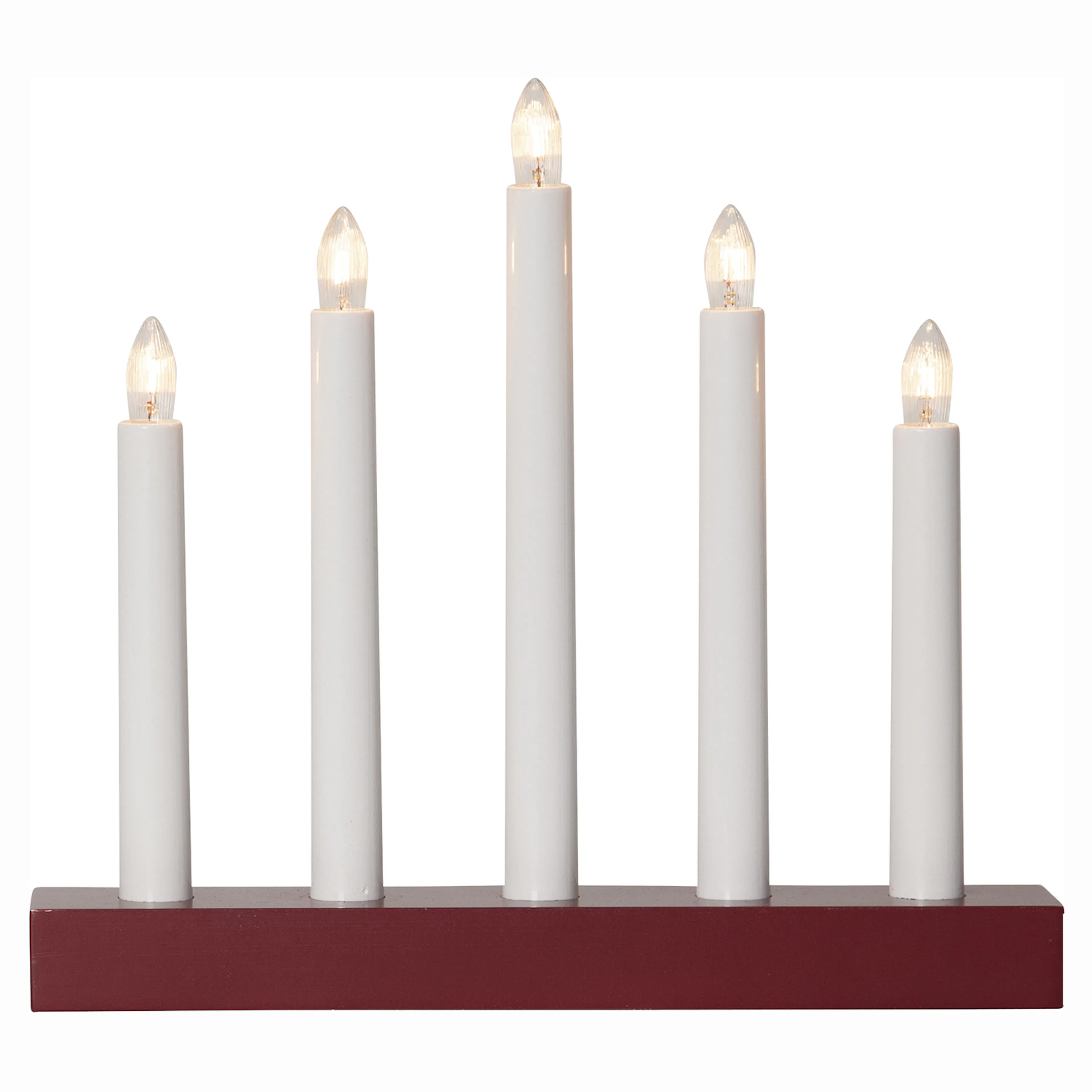 Ljusstake INEZ Färg: Röd