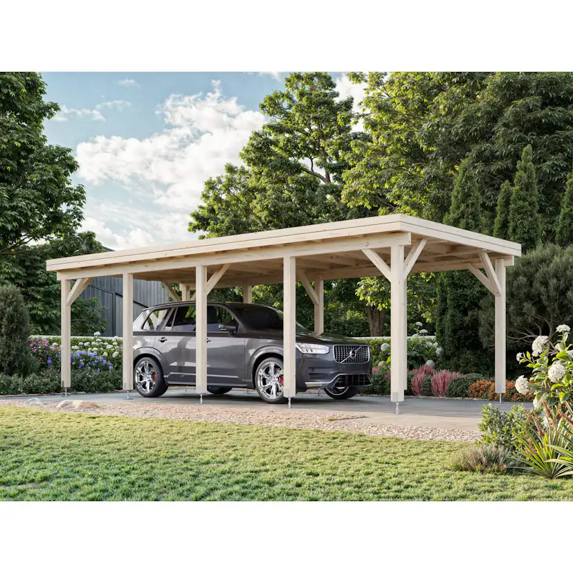 Carport Karl 23,1 m2 Obehandlad