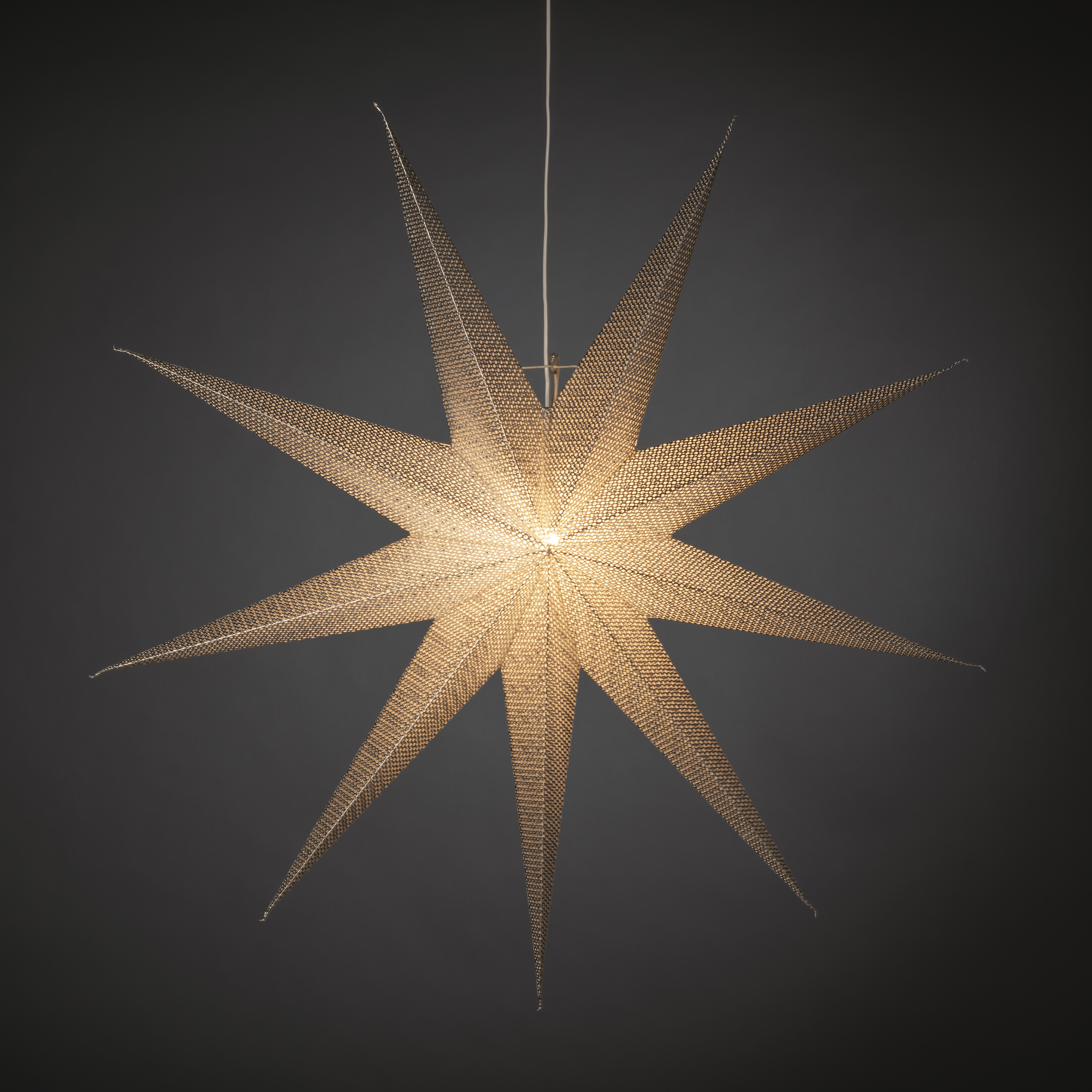 Adventsstjärna Gnosjö Konstsmide 9-uddig 115 cm