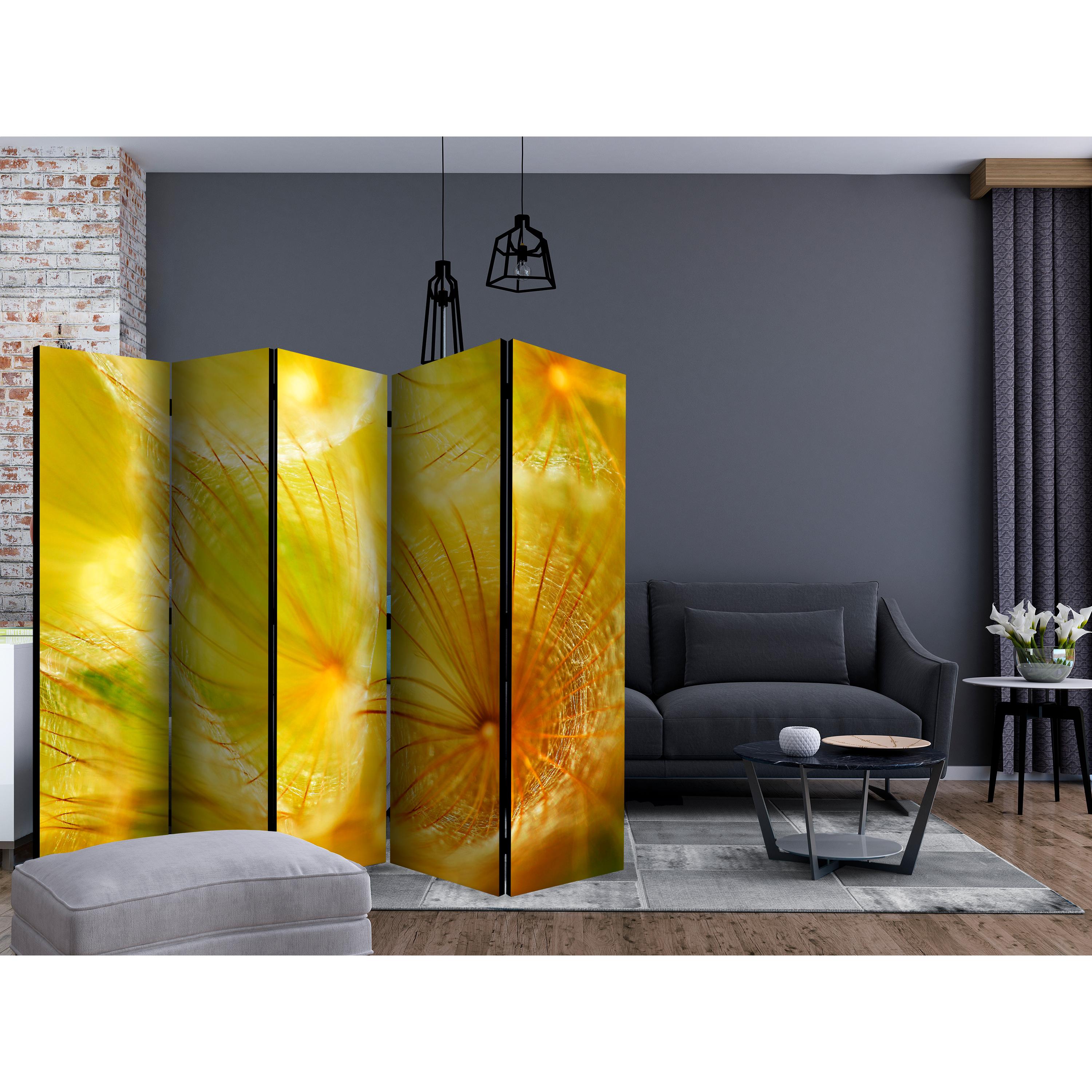 Rumsavdelare Skärmvägg Arkiio Soft Dandelion Flower II 225x172 cm