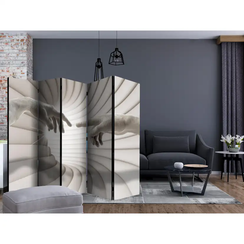 Rumsavdelare Skärmvägg Arkiio Touch II Grå 225x172 cm