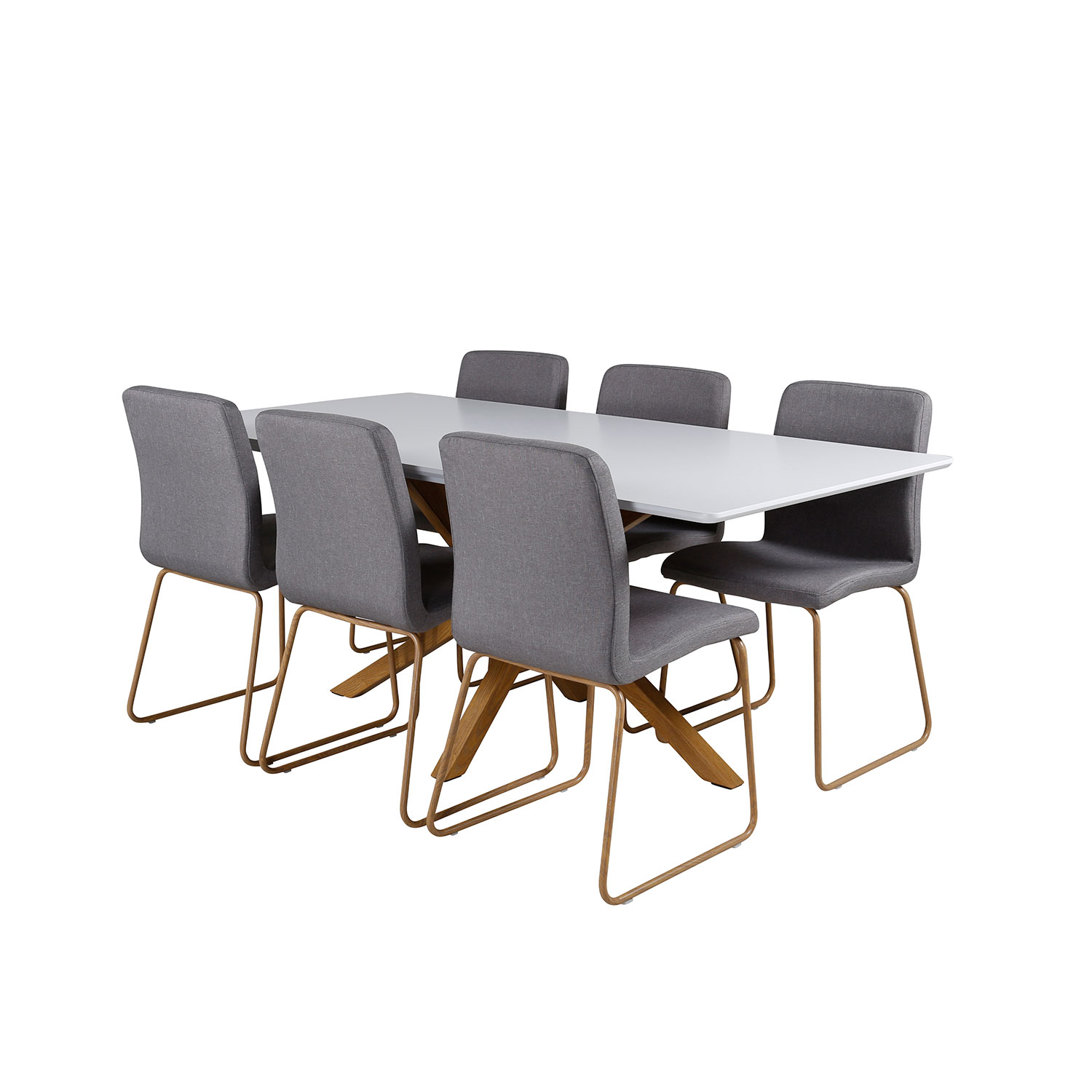 Matgrupp Venture Home Piazza med 6 Mace stolar