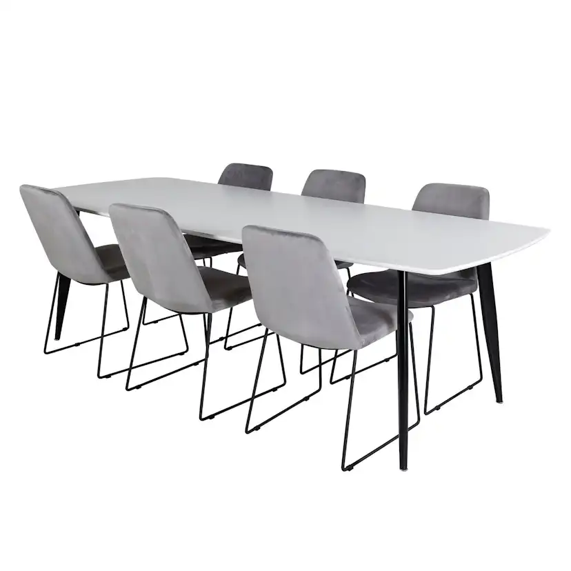 Matgrupp Venture Home Polar med 6st Muce Stolar