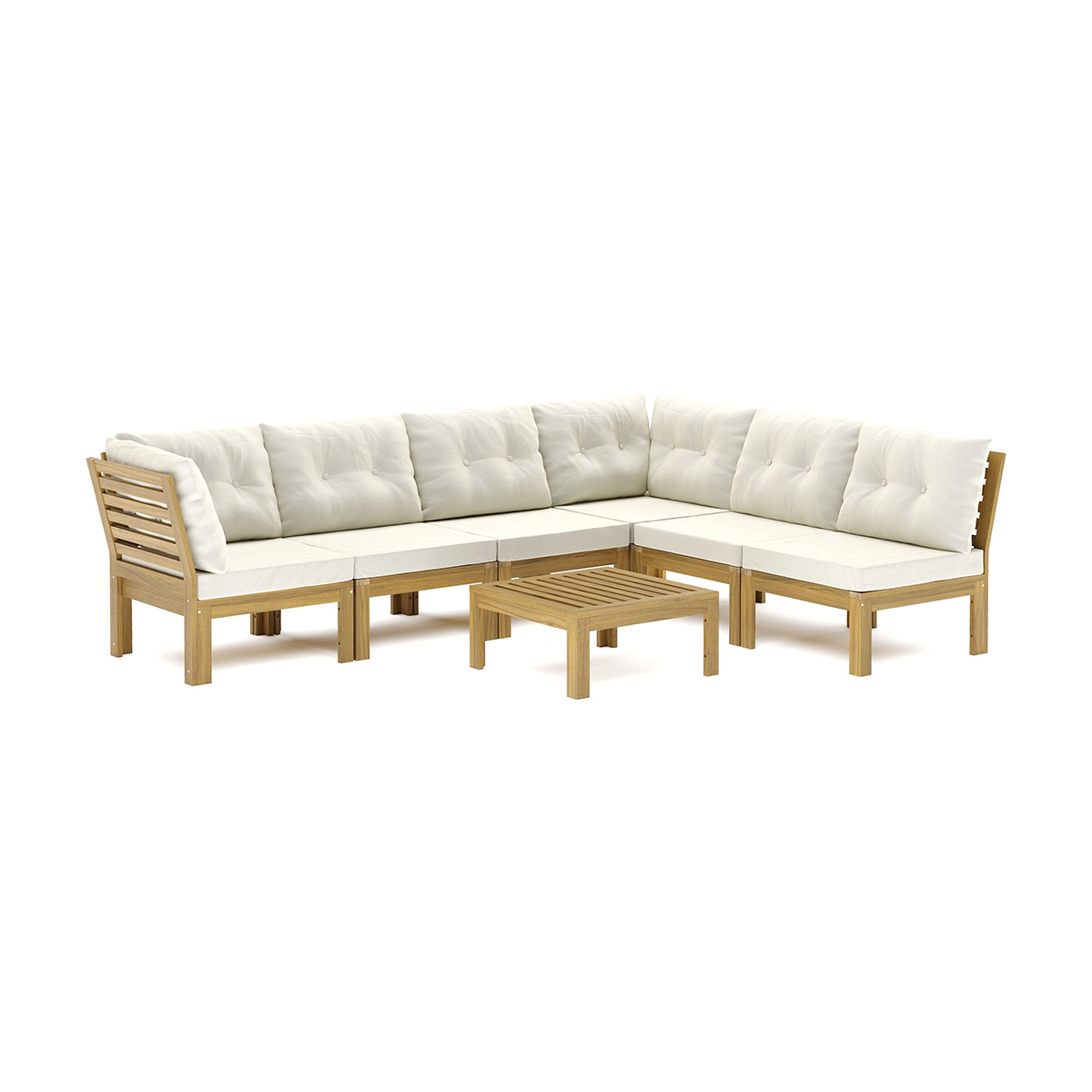 Loungegrupp Comfort Garden Lindha 6-sits Loungegrupp Utomhus