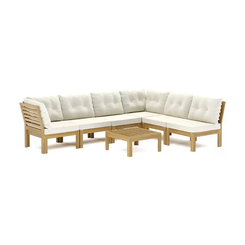 Loungegrupp Comfort Garden Lindha 6-sits Loungegrupp Utomhus