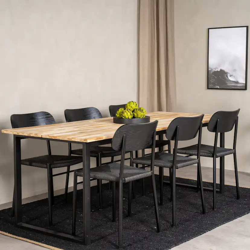 Matgrupp Venture Home Cirebon med 6st Polly Stolar