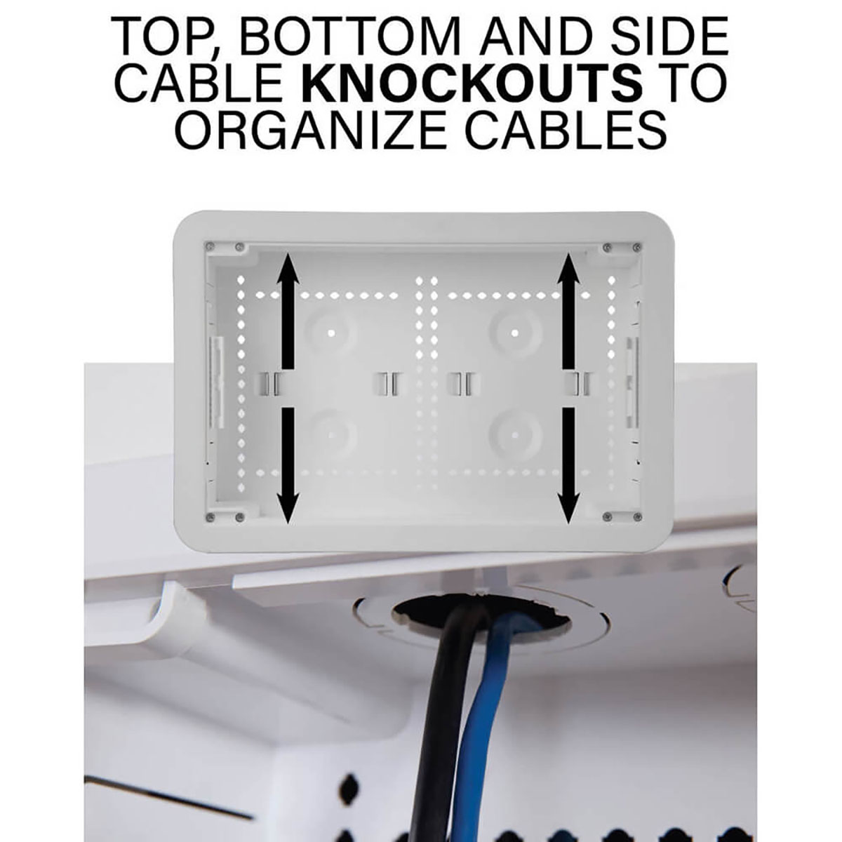 Mediabox SANUS Inbyggd 17”