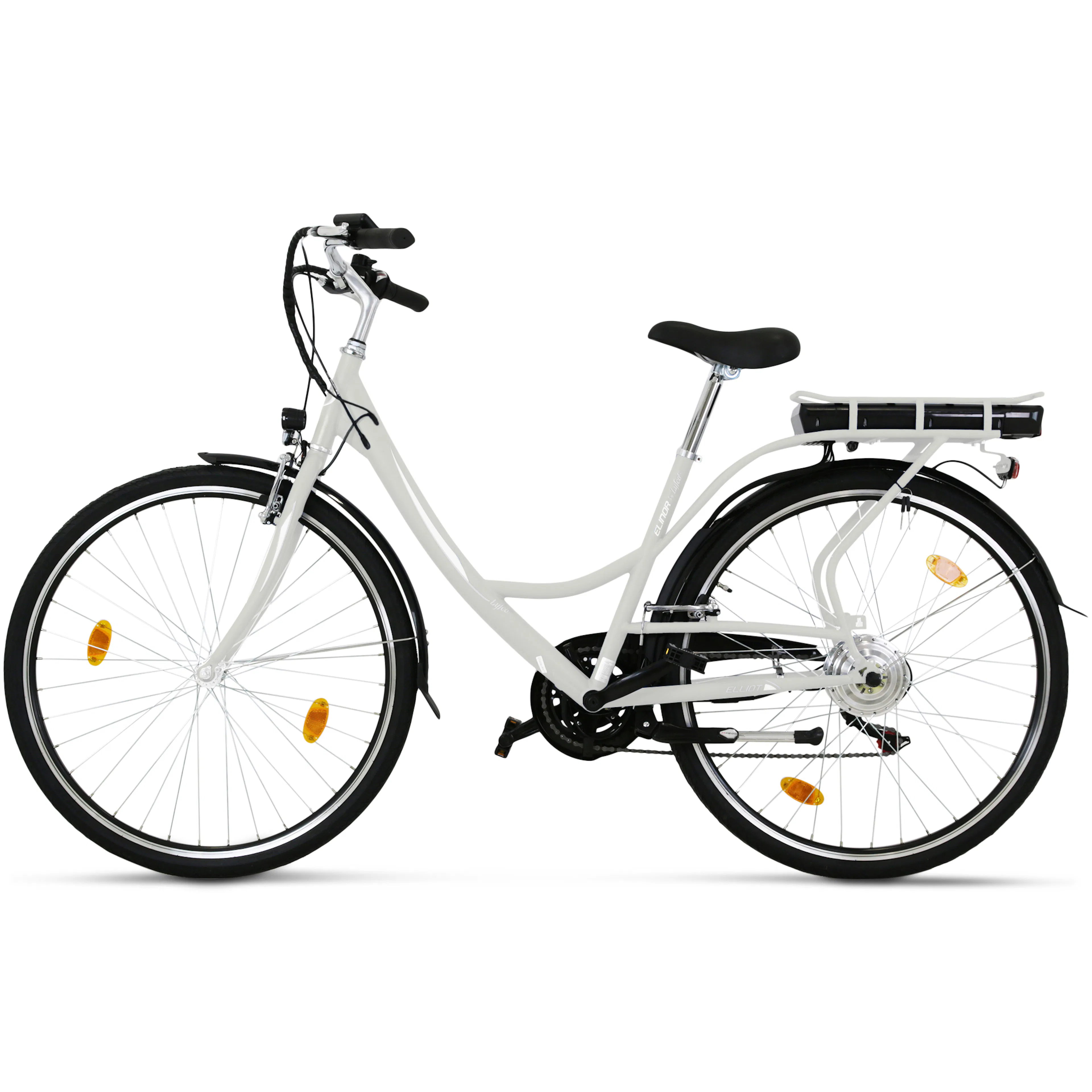 Elcykel Lyfco Dam 28" - Elinor 10,4 Ah Vit