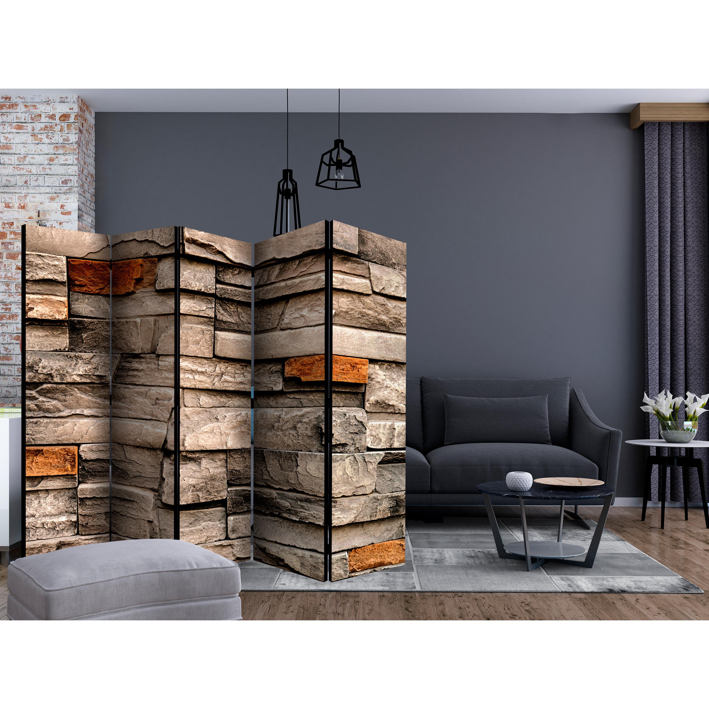 Rumsavdelare Skärmvägg Arkiio Stony Song II 225x172 cm