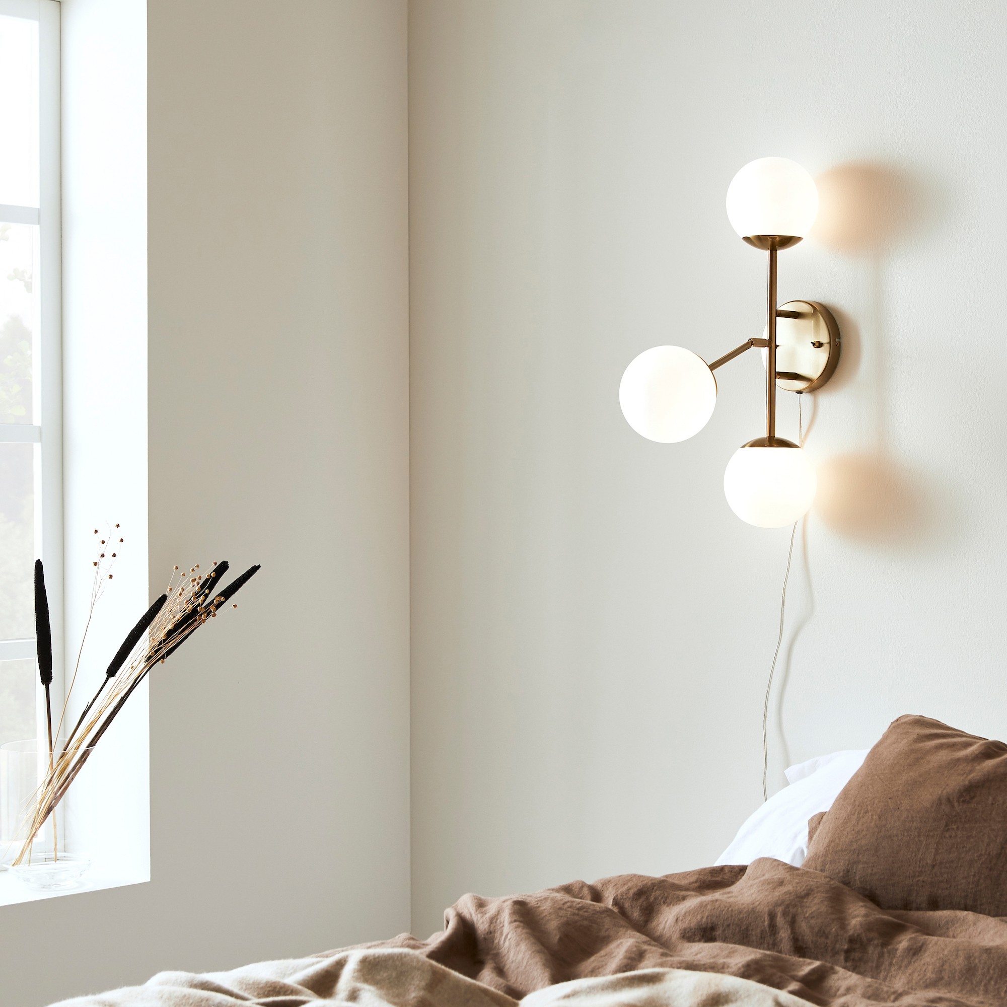 Vägglampa Markslöjd Trinity 3L