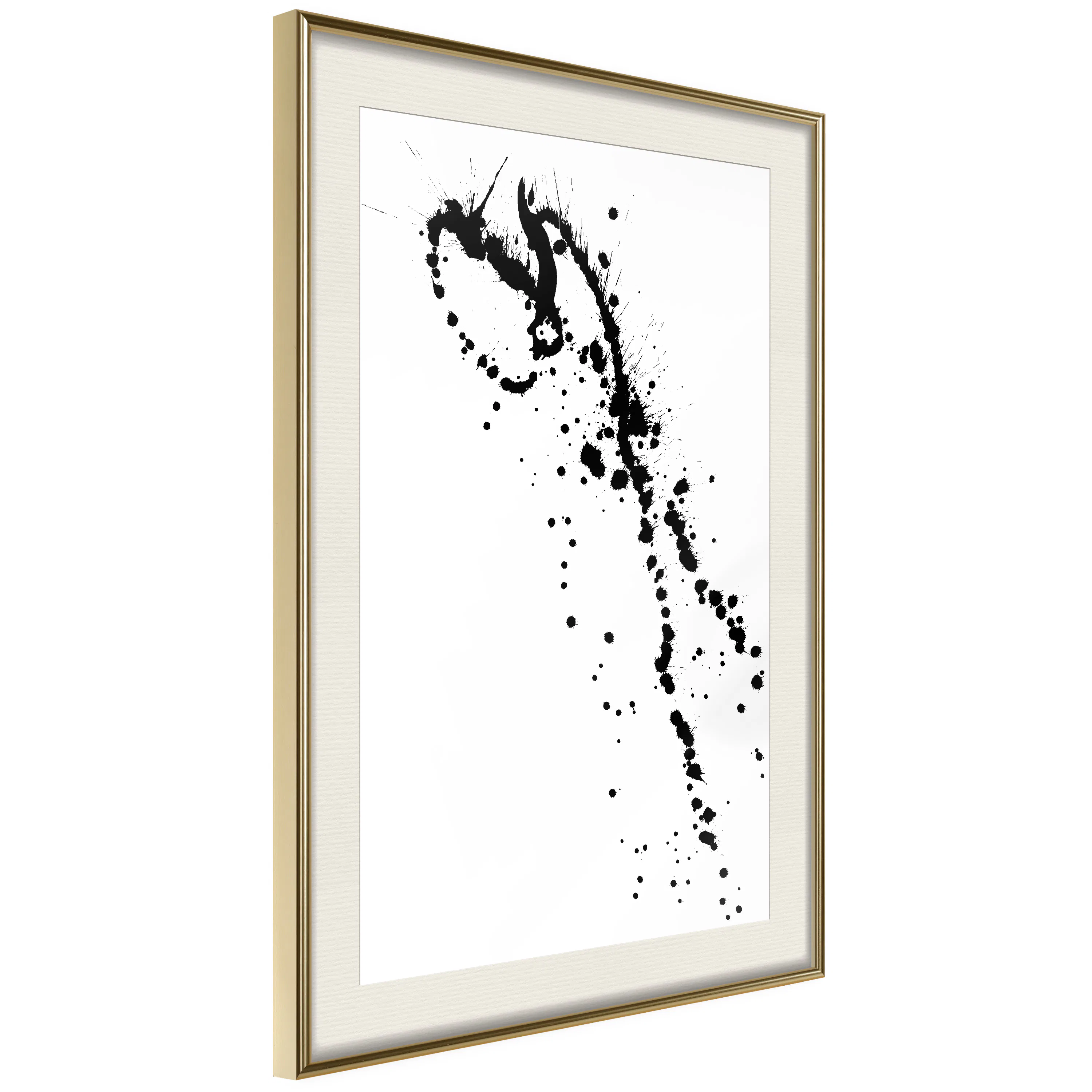 Poster Artgeist Affisch Black Splash