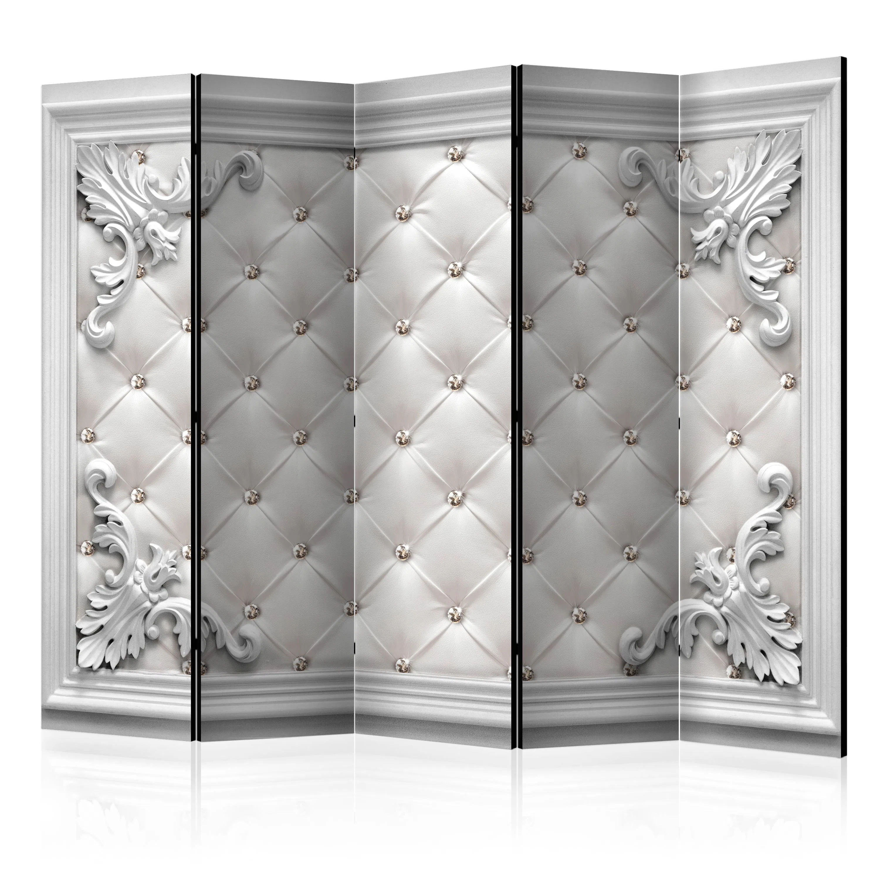 Rumsavdelare Skärmvägg Arkiio Quilted Leather II 225x172 cm