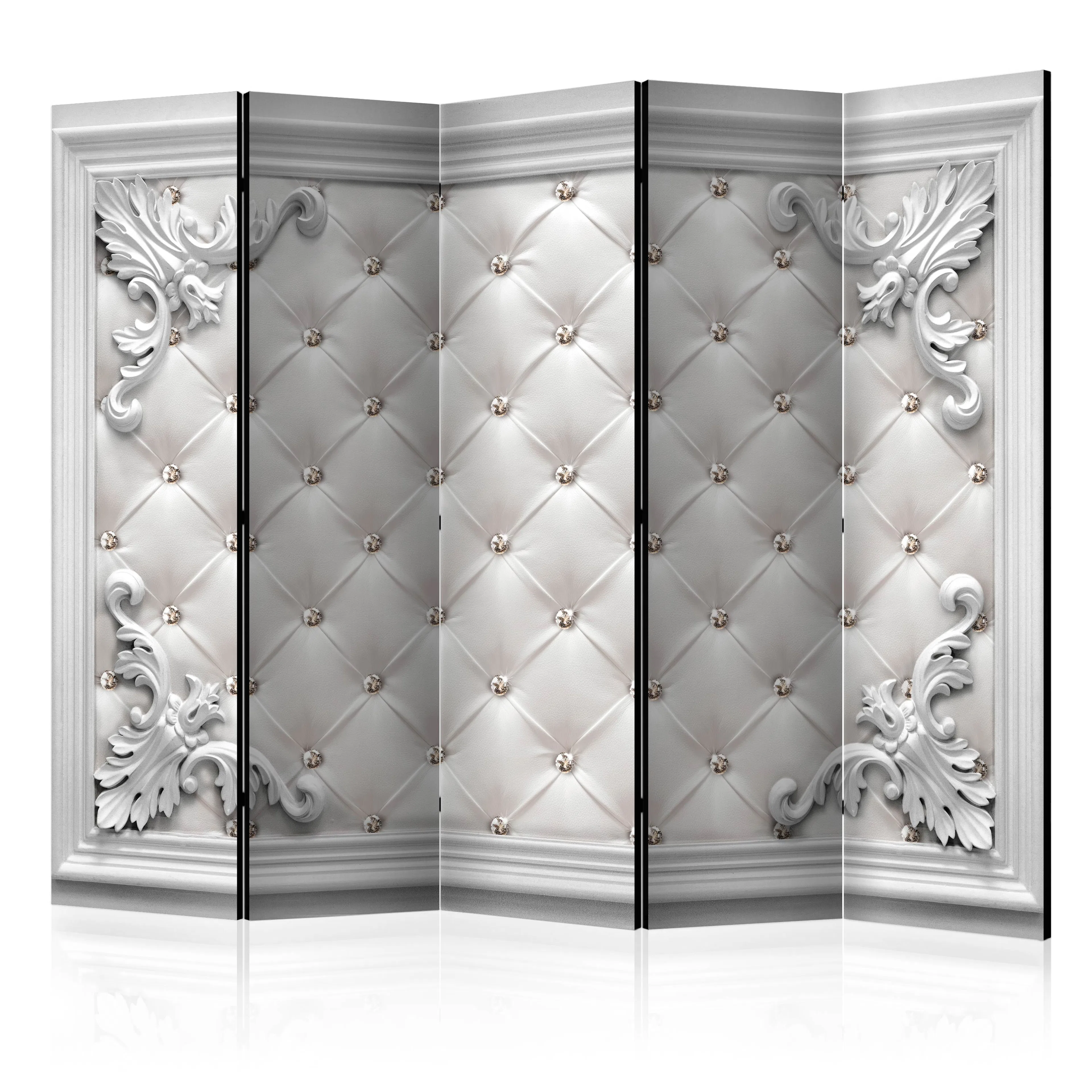 Rumsavdelare Skärmvägg Arkiio Quilted Leather II 225x172 cm