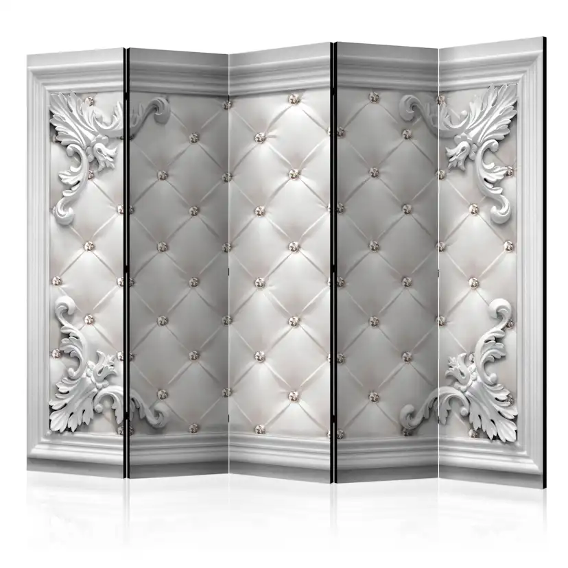 Rumsavdelare Skärmvägg Arkiio Quilted Leather II 225x172 cm