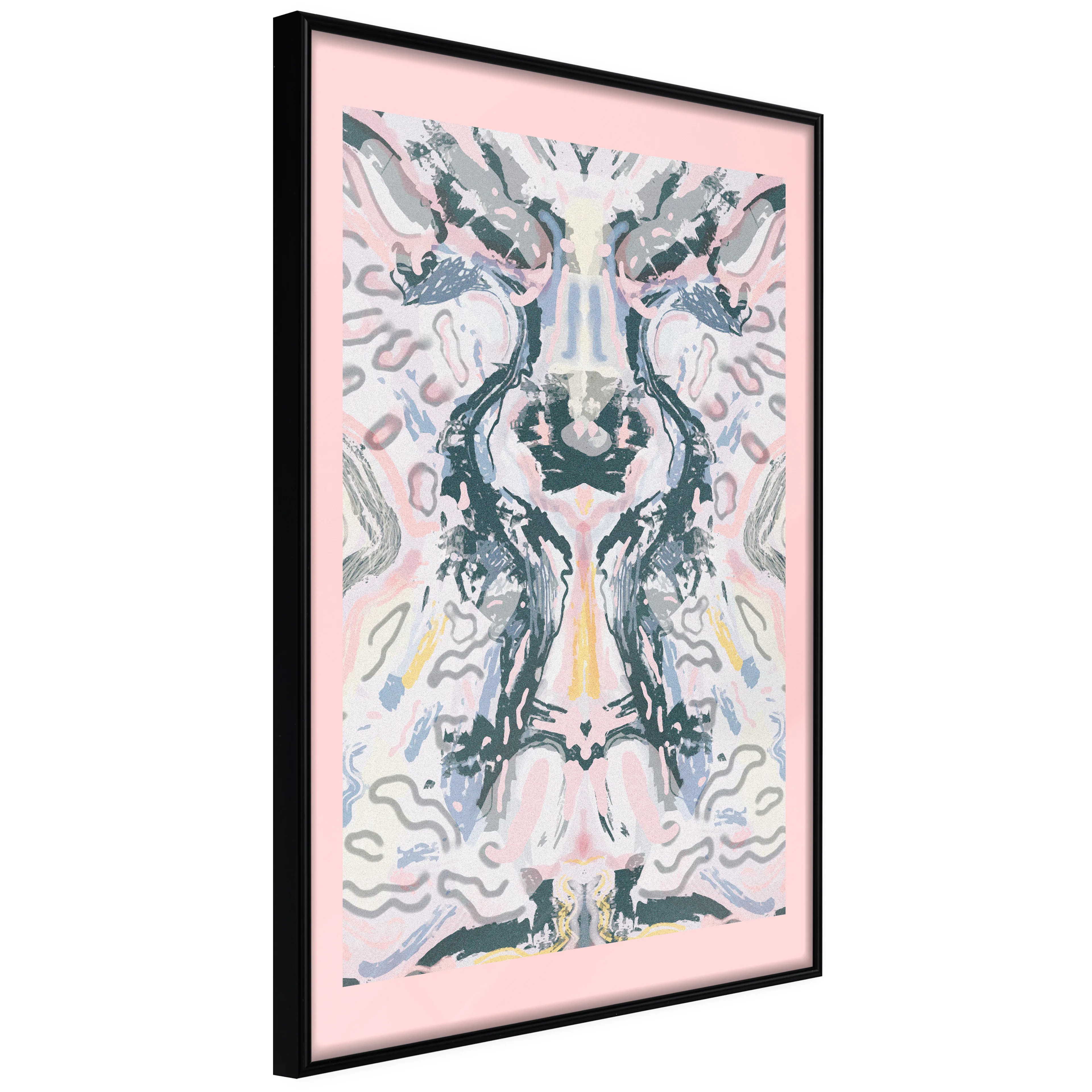Affisch - Rorschacha Mantra [Poster] 20x30 Svart ram, 20x30 cm
